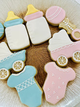 Load image into Gallery viewer, Baby shower sugar cookies - one dozen