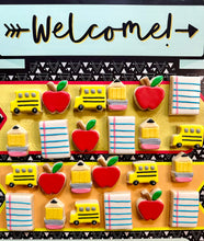 Load image into Gallery viewer, Back to School mini sugar cookies - two dozen (24)