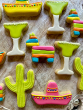 Load image into Gallery viewer, Cinco de Mayo sugar cookies - one dozen