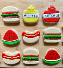 Load image into Gallery viewer, Backyard cookout cookies (small) - one and a half dozen (18)