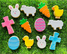 Load image into Gallery viewer, Easter sugar cookies - one dozen