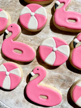 Load image into Gallery viewer, Pool party/beach fun sugar cookies