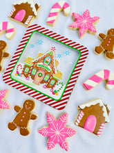 Load image into Gallery viewer, Christmas sugar cookie mix - gingerbread houses, gingerbread men, candy canes, and snowflakes - one dozen