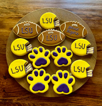 Load image into Gallery viewer, LSU sugar cookies (mix) - one dozen