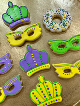 Load image into Gallery viewer, Mardi Gras sugar cookie mix - one dozen