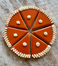 Load image into Gallery viewer, Thanksgiving pumpkin pie sugar cookies - one dozen