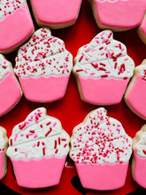 Load image into Gallery viewer, Cupcake sugar cookies - one dozen