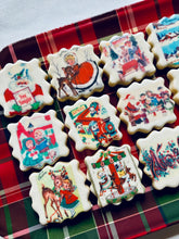 Load image into Gallery viewer, Vintage Christmas sugar cookies - one dozen