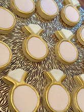 Load image into Gallery viewer, Wedding/engagement ring cookies - one dozen