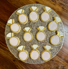 Load image into Gallery viewer, Wedding/engagement ring cookies - one dozen