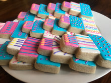 Load image into Gallery viewer, Birthday cake sugar cookies (custom) - one dozen