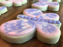 Load image into Gallery viewer, Butterfly sugar cookies (pastel) - one dozen