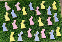 Load image into Gallery viewer, Easter/spring bunnies sugar cookies (mini) - two dozen