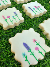 Load image into Gallery viewer, Flower garden sugar cookies - one dozen