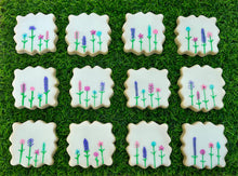 Load image into Gallery viewer, Flower garden sugar cookies - one dozen