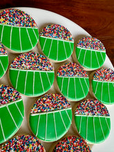 Load image into Gallery viewer, Football stadium sugar cookies - one dozen