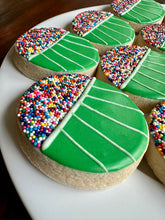 Load image into Gallery viewer, Football stadium sugar cookies - one dozen