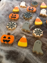 Load image into Gallery viewer, Halloween sugar cookies (mini) - two dozen