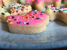 Load image into Gallery viewer, Iced animal sugar cookies (mini) - 36