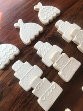 Load image into Gallery viewer, Wedding sugar cookies - cakes and dresses - one dozen