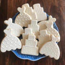 Load image into Gallery viewer, Wedding sugar cookies - cakes and dresses - one dozen