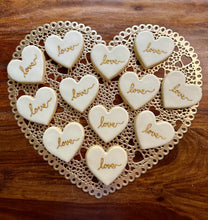 Load image into Gallery viewer, Wedding/engagement/love sugar cookies - one dozen