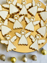 Load image into Gallery viewer, Christmas Angel sugar cookies - one dozen
