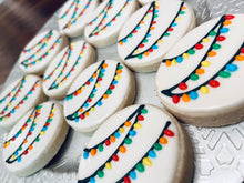 Load image into Gallery viewer, Christmas sugar cookies - Christmas lights
