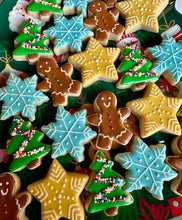 Load image into Gallery viewer, Christmas mini sugar cookies - two dozen
