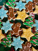 Load image into Gallery viewer, Christmas mini sugar cookies - two dozen
