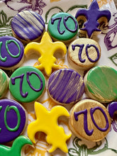 Load image into Gallery viewer, Customized sugar cookies - birthdays, special events, or company logos - one dozen
