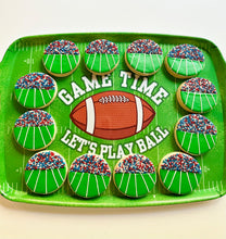 Load image into Gallery viewer, Ole Miss football stadium sugar cookies - one  dozen
