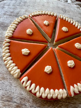 Load image into Gallery viewer, Thanksgiving pumpkin pie sugar cookies - one dozen
