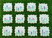 Load image into Gallery viewer, Flower garden sugar cookies - one dozen
